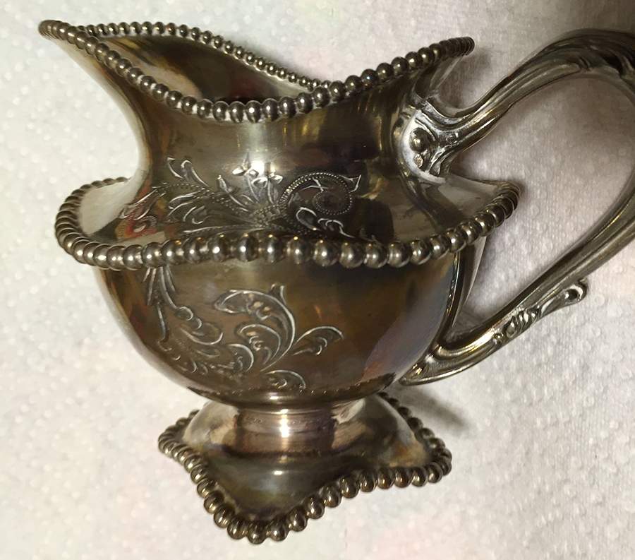 2432 (Silverplate, Hollowware) Creamer by Barbour Silver (USA)-1
