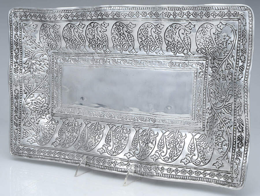 Antik (Aluminum, Hollowware) 17" Rectangular Tray by Beatriz Ball-1