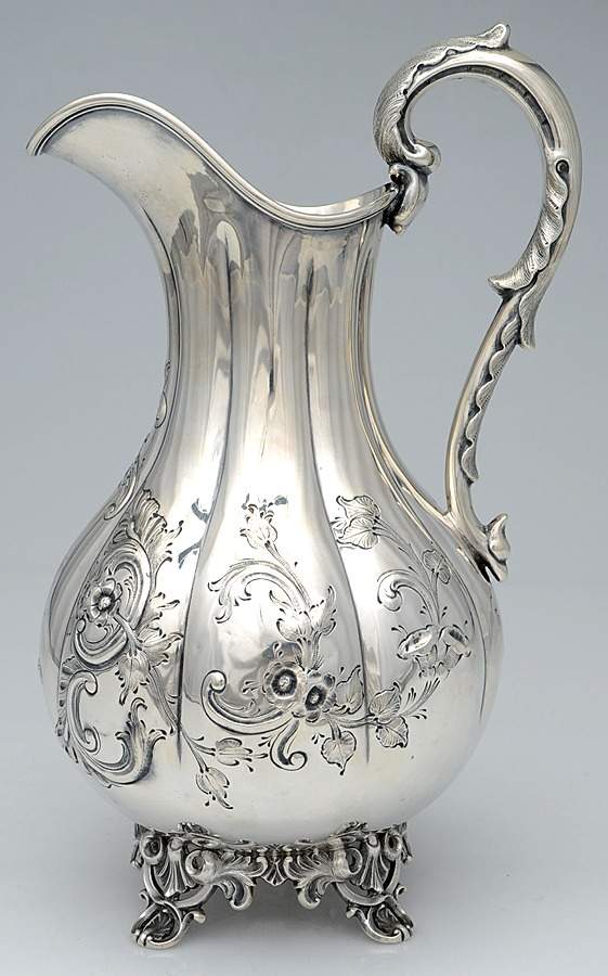 BBK16 (Sterling, Hollowware) 80 Oz Water Pitcher by Ball Black & Co-1
