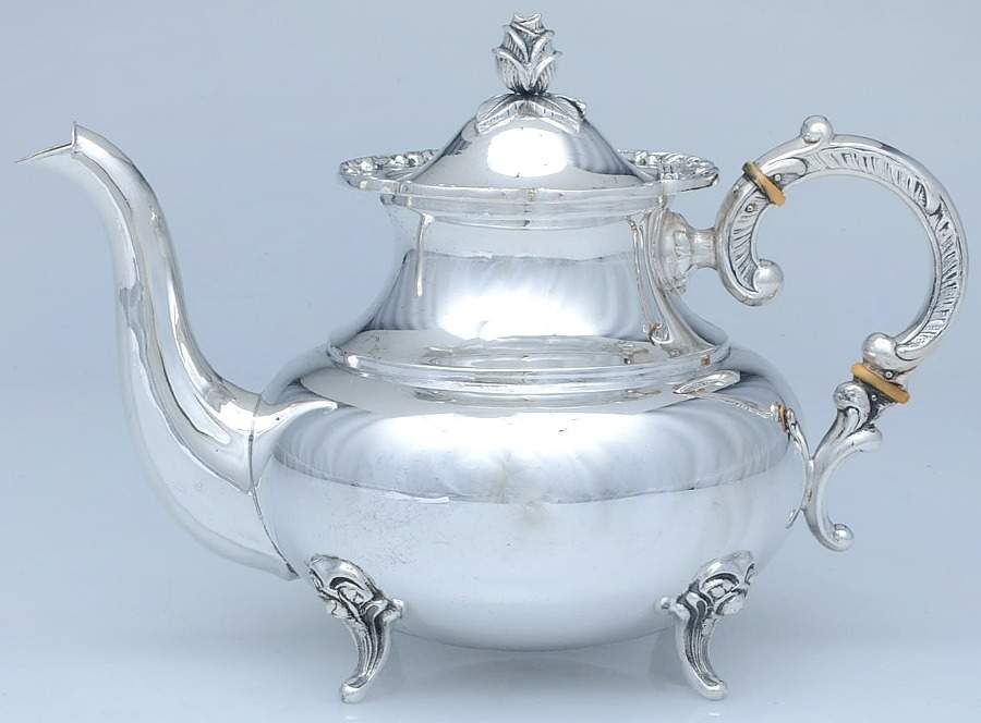 BZA1 (Sterling, Hollowware) Teapot by Betz August-1