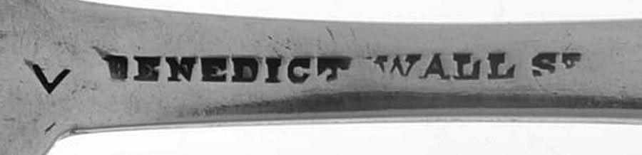 Coin Silver Flatware Teaspoon by Samual W. Benedict-3