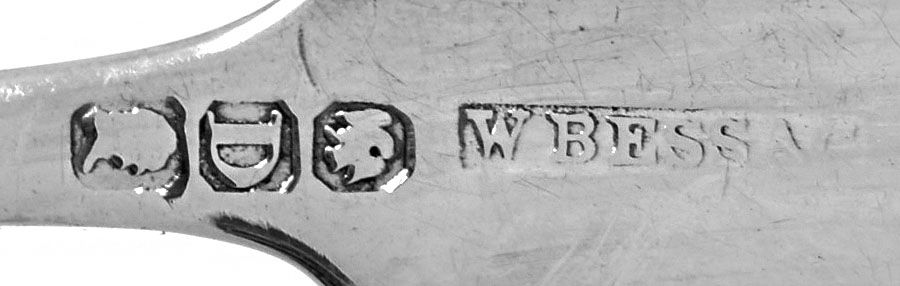 Coin Silver Flatware Teaspoon by Wm. Bessac-3