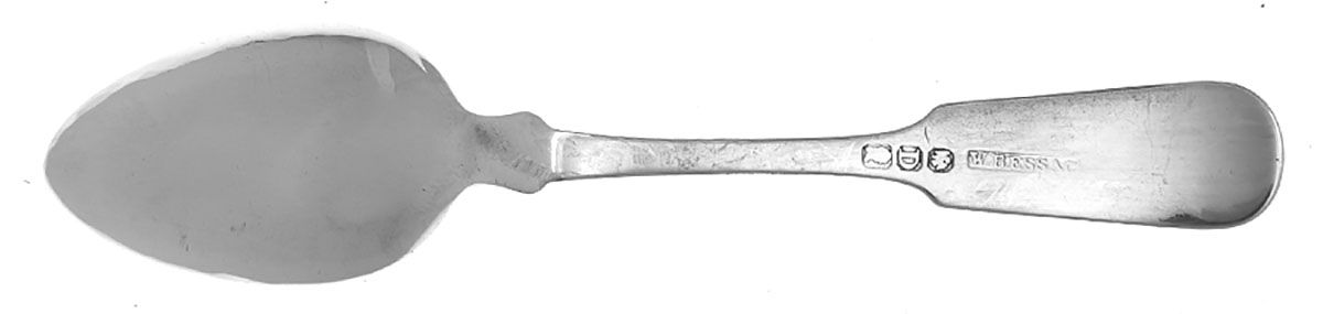 Coin Silver Flatware Teaspoon by Wm. Bessac-2