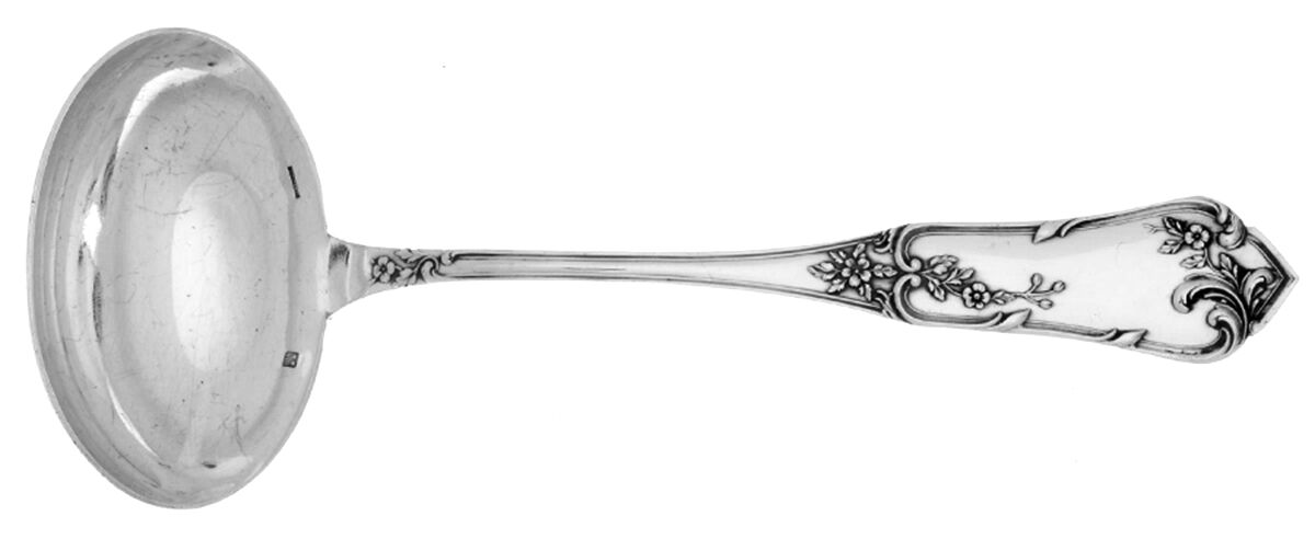BOQ12 (Silverplate) Solid Gravy Ladle by Boulenger Adolphe-1