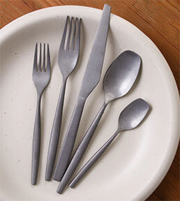 Stonewash (Stainless) Fork by Bloomhouse Flatware-1