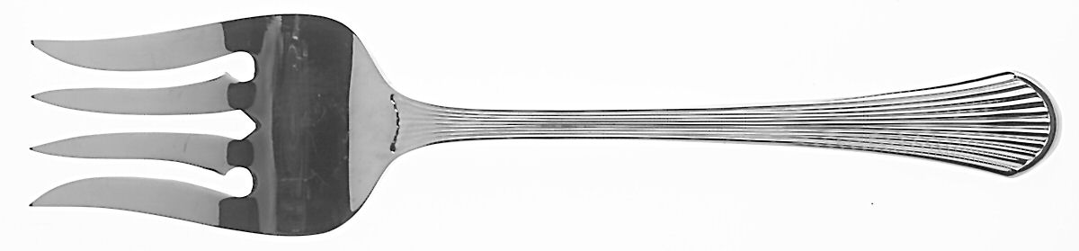 Manet (Stainless) Medium Solid Cold Meat Serving Fork by Carico-1