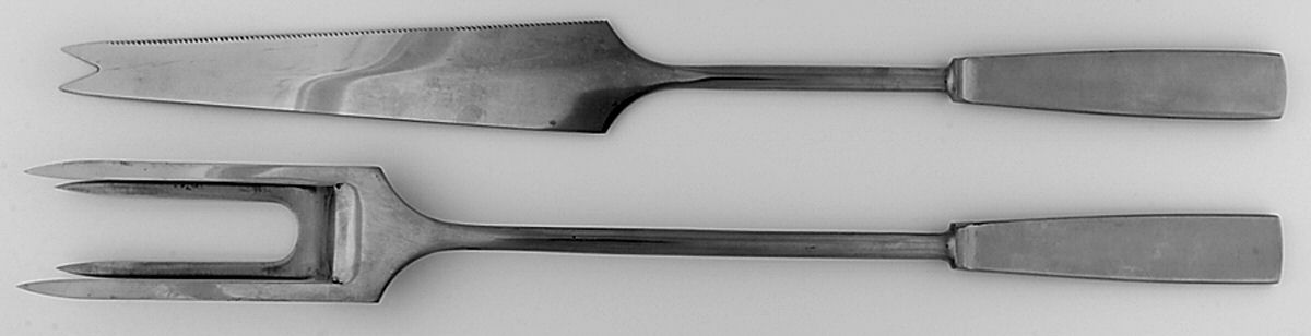 CAP2 (STAINLESS) 2 Piece Solid Large Grillmaster Set by Capri Stainless-1