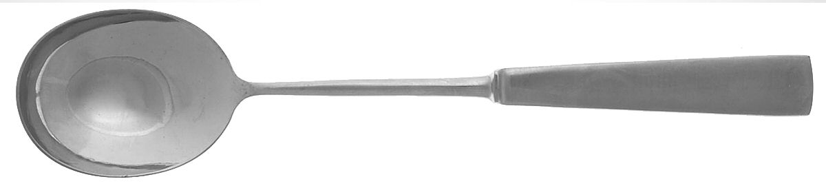 CAP2 (STAINLESS) Solid Salad Serving Spoon by Capri Stainless-1