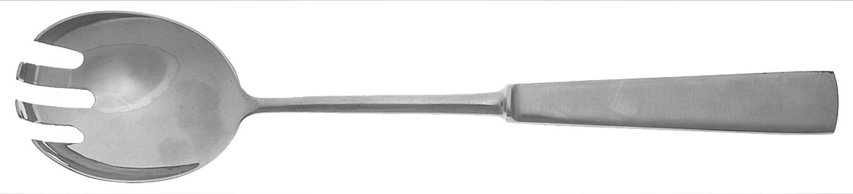 CAP2 (STAINLESS) Solid Salad Serving Fork by Capri Stainless-1