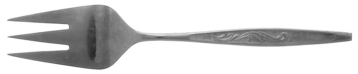 CAS1 (STAINLESS) Large Solid Cold Meat Serving Fork by Carlton Stainless-1
