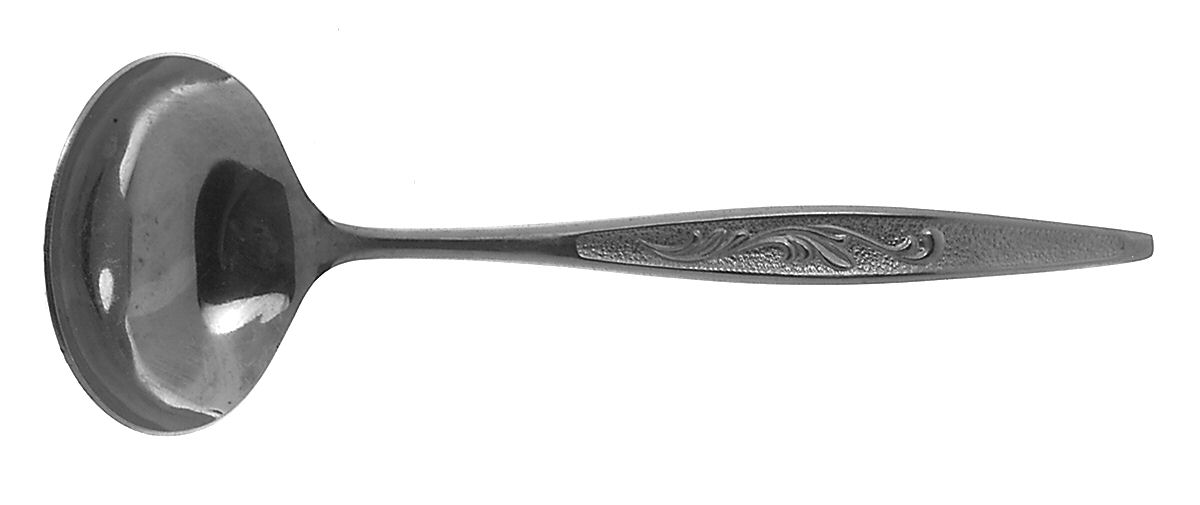 CAS1 (STAINLESS) Solid Gravy Ladle by Carlton Stainless-1