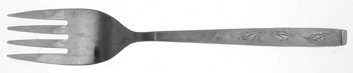 CAS2 (STAINLESS) Medium Solid Cold Meat Serving Fork by Carlton Stainless-1