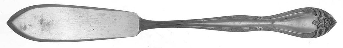 CAS4 (STAINLESS) Flat Handle Master Butter Knife by Carlton Stainless-1