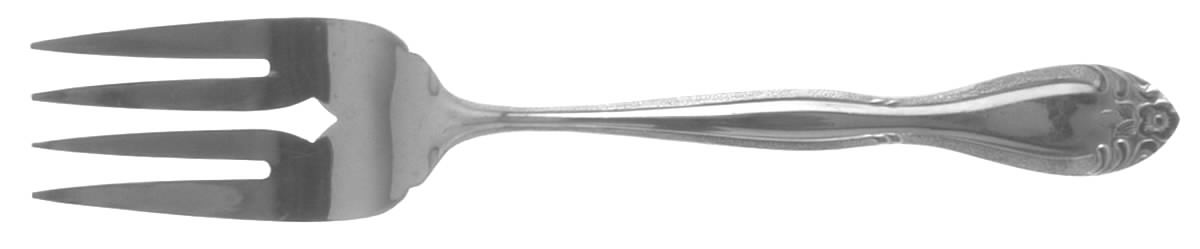 CAS4 (STAINLESS) Medium Solid Cold Meat Serving Fork by Carlton Stainless-1