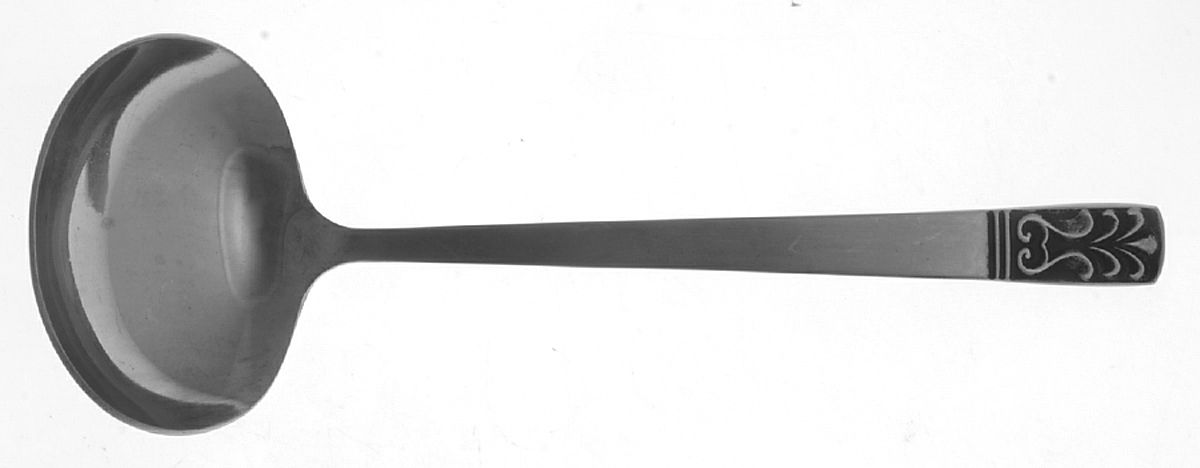 Cameo (Stainless) Solid Gravy Ladle by Carlyle Silver-1