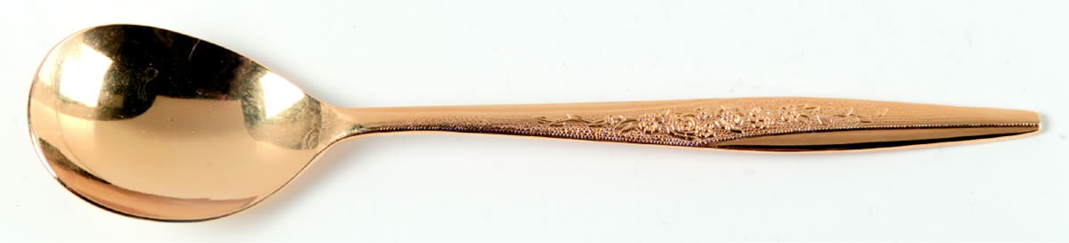 Golden Bouquet (Gold Electroplate) Sugar Spoon by Carlyle Silver-1