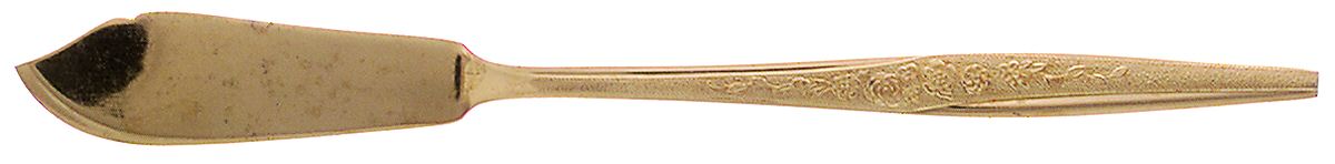 Golden Bouquet (Gold Electroplate) Flat Handle Master Butter Knife by Carlyle Silver-1