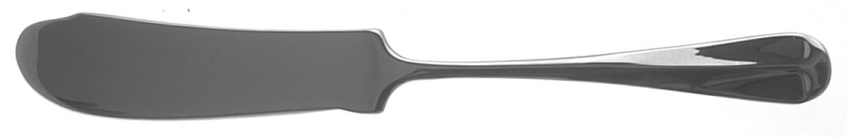 Queen Anne (Stainless, Glossy) Flat Handle Butter Spreader by Cooper Bros & Sons-1
