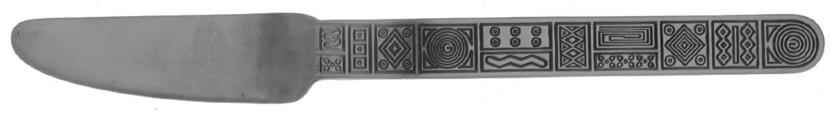 Aztec (Stainless) Flat Handle Master Butter Knife by Cambridge Silver-1