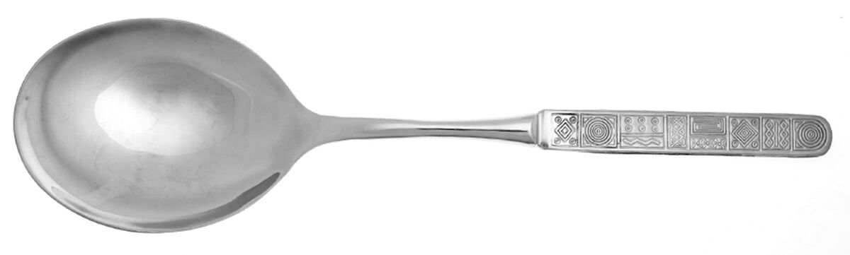 Aztec (Stainless) Casserole Spoon with Smooth Stainless Bowl HC by Cambridge Silver-1
