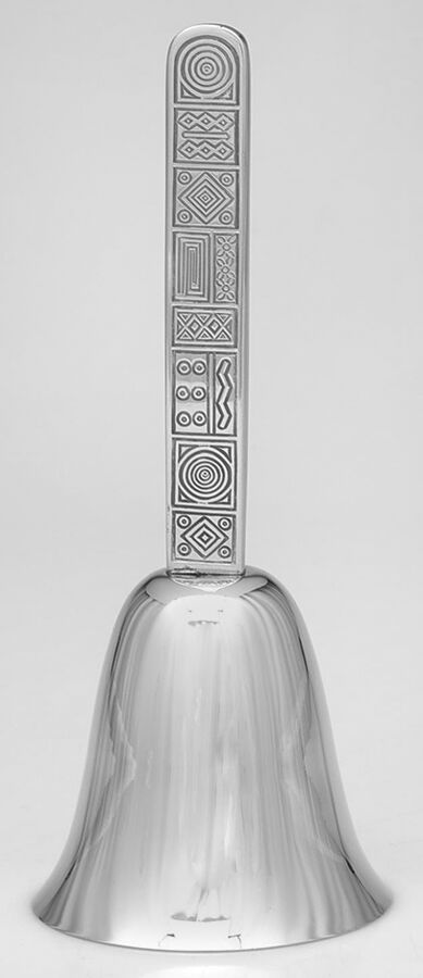 Aztec (Stainless) Bell Large with Stainless Bowl HC by Cambridge Silver-1