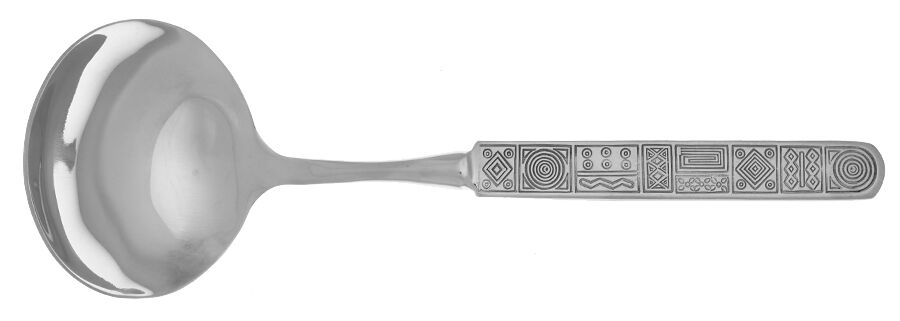 Aztec (Stainless) Cold Meat Fork Large, Stainless Tines HC by Cambridge Silver-1