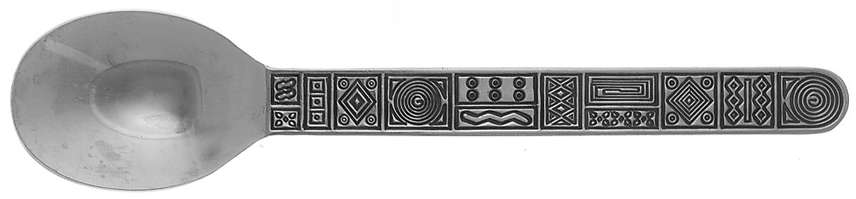 Aztec (Stainless) Round Bowl Soup Spoon (Cream Soup) by Cambridge Silver-1