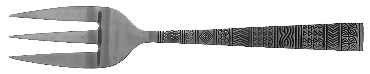 Cordoba (Stainless) Medium Solid Cold Meat Serving Fork by Cambridge Silver-1