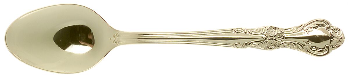 Gold Alyssa (Gold Electroplate) Place/Oval Soup Spoon by Cambridge Silver-1