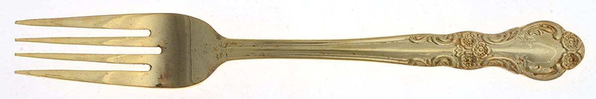 Gold Alyssa (Gold Electroplate) Fork by Cambridge Silver-1