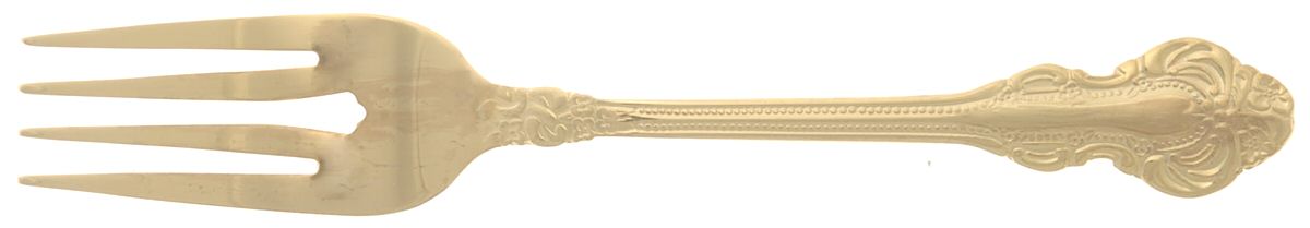 Gold Royal Fashion (Gold Electroplate) Individual Salad Fork by Cambridge Silver-1