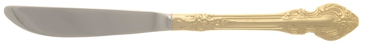 Gold Royal Fashion (Gold Electroplate) Modern Solid Knife by Cambridge Silver-1