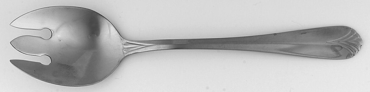 Krysten (Stainless) Solid Salad Serving Fork by Cambridge Silver-1