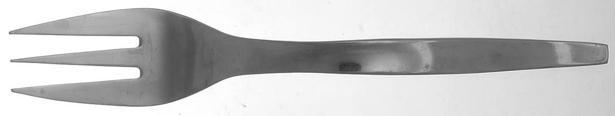 Vera (Stainless) Large Solid Cold Meat Serving Fork by Cambridge Silver-1