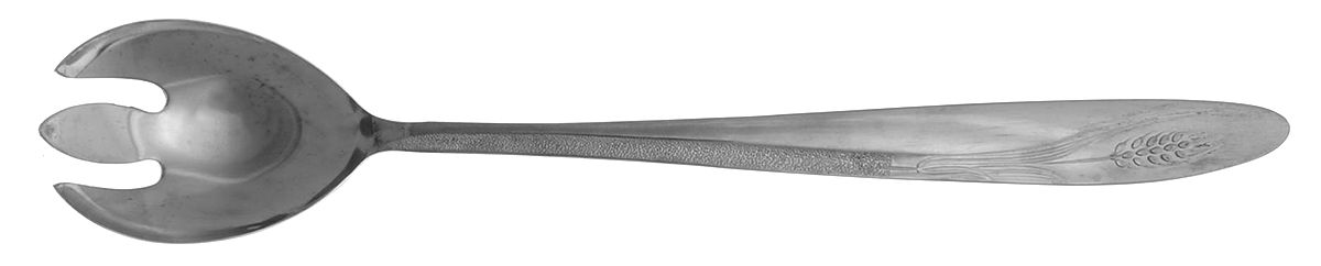 CCS1 (STAINLESS) Solid Salad Serving Fork by Castle Court-1