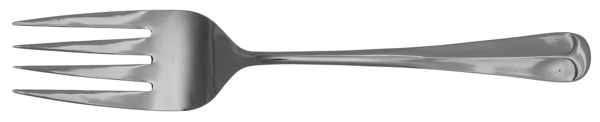 CCS9 (STAINLESS) Medium Solid Cold Meat Serving Fork by Castle Court-1