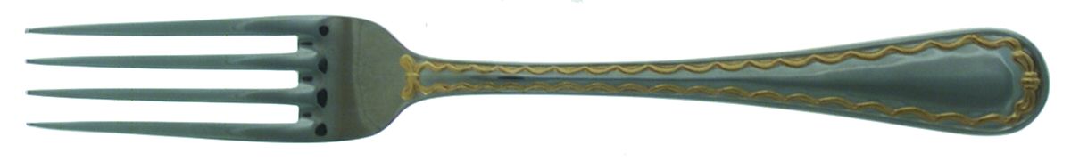 Dior Ribbon Gold (Stainless, Gold Accent) Individual Salad Fork by Christian Dior-1