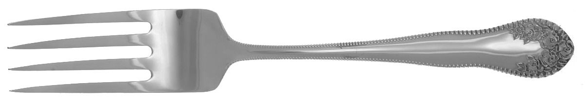 Dior Rose (Silverplate) Solid Serving Fork by Christian Dior-1