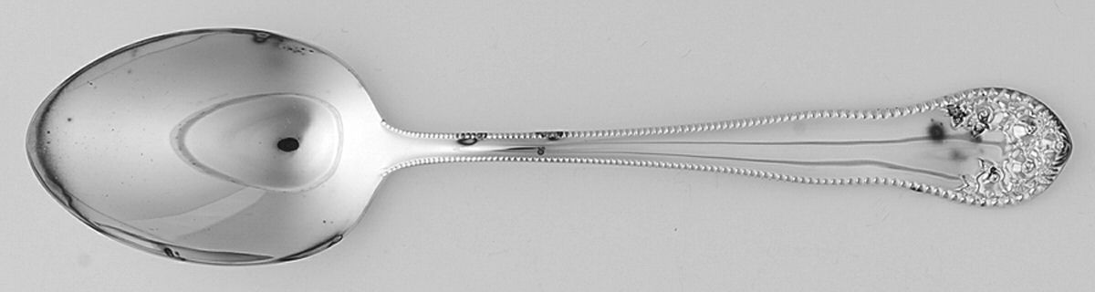 Dior Rose (Silverplate) Tablespoon (Serving Spoon) by Christian Dior-1