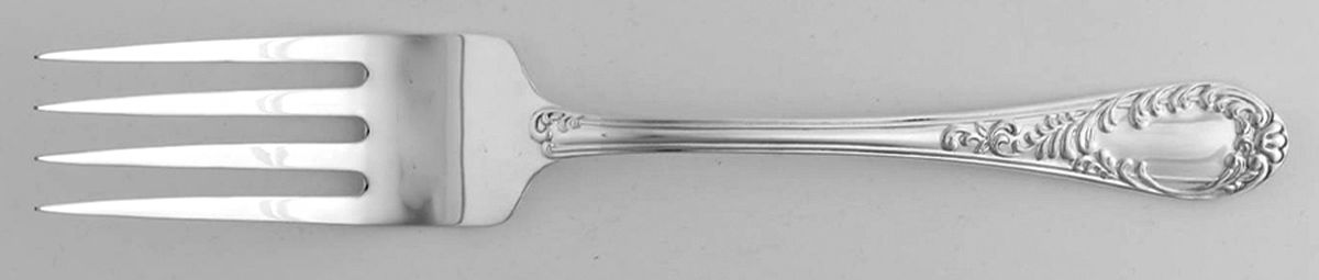 Montaigne (Silverplate) Solid Serving Fork by Christian Dior-1