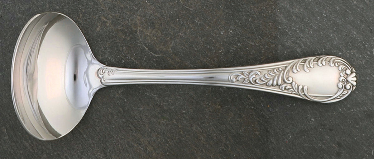 Montaigne (Stainless, 1991) Solid Gravy Ladle by Christian Dior-1
