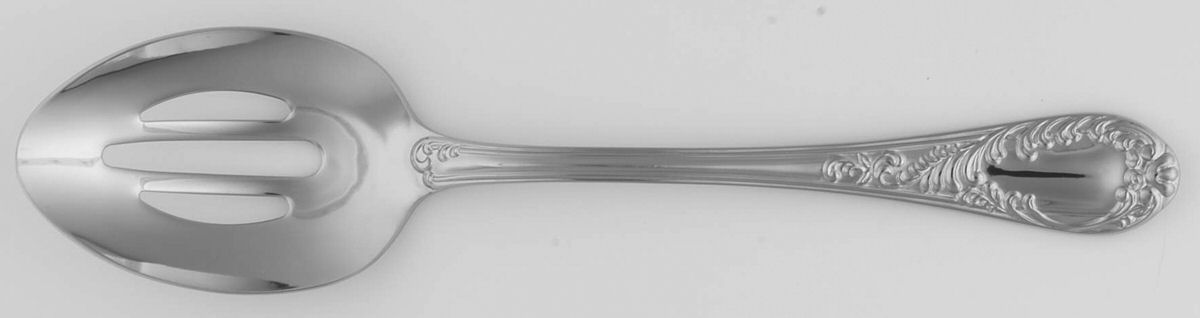 Montaigne (Stainless, 1991) Pierced Tablespoon (Serving Spoon) by Christian Dior-1