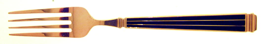 Regence-Onyx (Gold Electroplate) Fork by Christian Dior-1