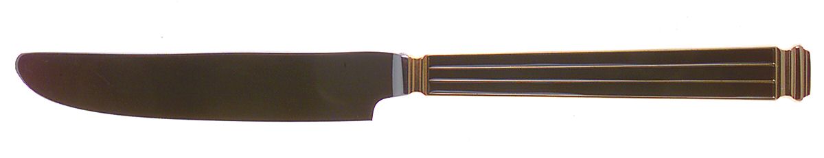 Regence-Onyx (Gold Electroplate) New French Solid Knife by Christian Dior-1