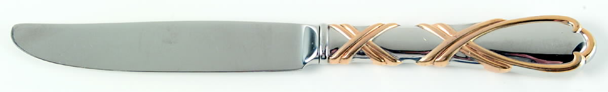 Tresse Gold (Stainless, GoldAcct) New French Hollow Knife by Christian Dior-1