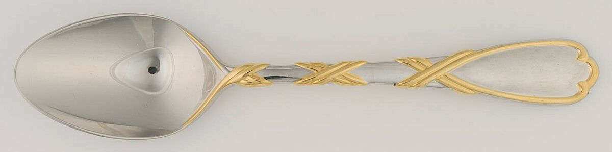 Tresse Gold (Stainless, GoldAcct) Teaspoon by Christian Dior-1