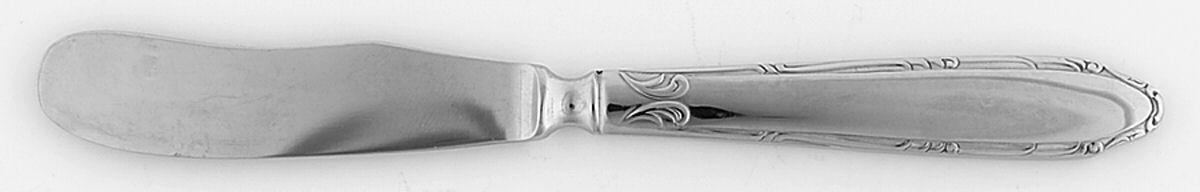 Princess Beatrix (Stainless) Flat Handle Butter Spreader by Coreling-1
