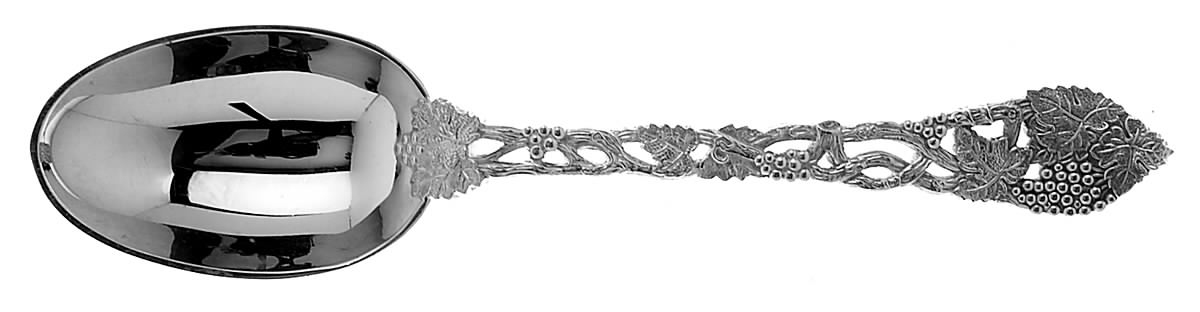 Chased & Pierced Vine (Sterling) Dessert/Oval Soup Spoon by CJ Vander-1