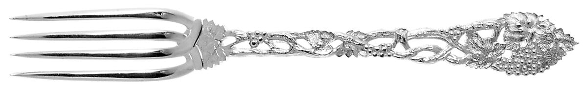 Chased & Pierced Vine (Sterling) Dessert Fork by CJ Vander-1