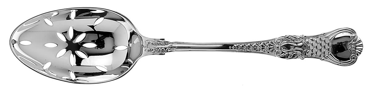 Coburg (Sterling) Pierced Tablespoon (Serving Spoon) by CJ Vander-1
